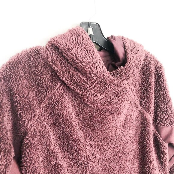 Nike Sherpa Therma Fleece Training Hoodie AR7404-652 Women's Size Small Red - Picture 4 of 10